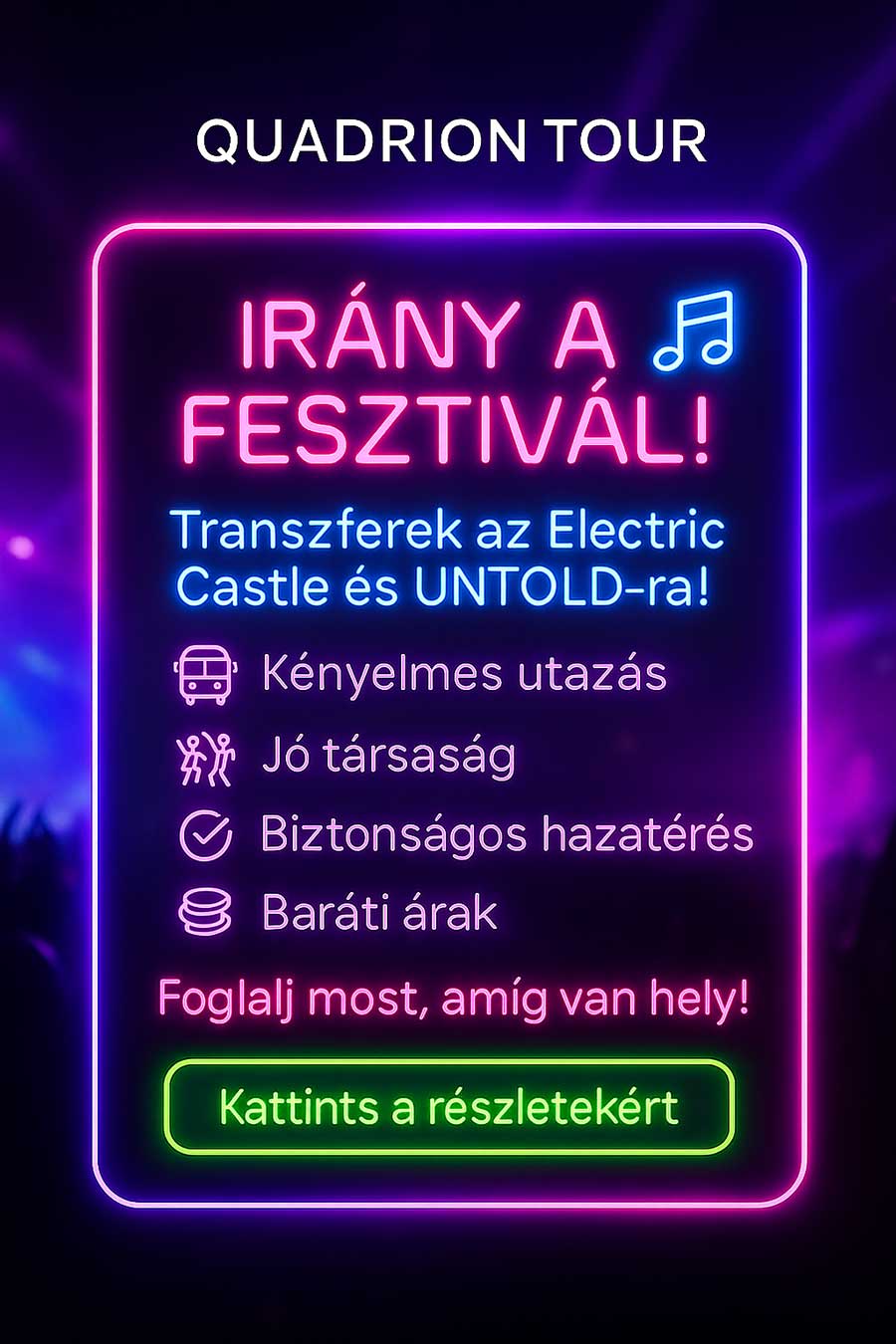 Fesztival utazas untold electric castle